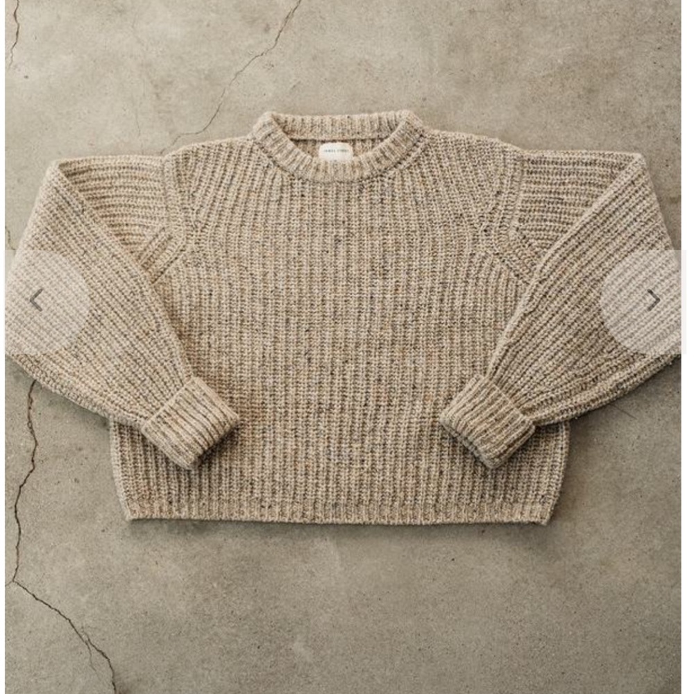 James Street Chunky Lowe Marled Oat Size Small NWOT